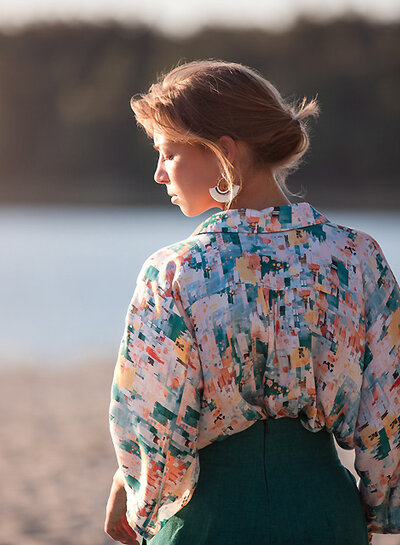 See You at Six city joy - rayon viscose