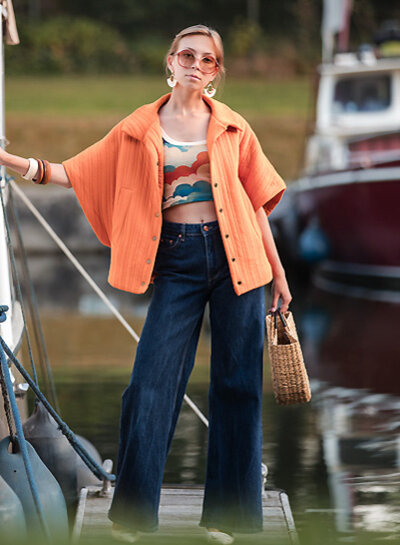 See You at Six warm ecru - boordstof