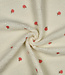 peaches embroidery - teddy sherpa