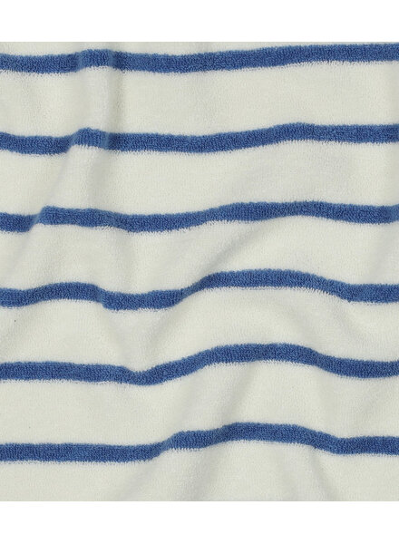ecru with denim blue stripes - sponge