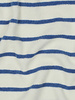 ecru with denim blue stripes - sponge