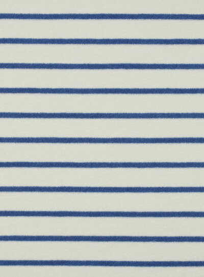 ecru with denim blue stripes - sponge