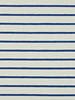 ecru with denim blue stripes - sponge