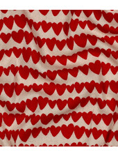 hartjes - GOTS geribbelde tricot