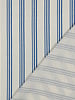 cobalt triple stripes - tetra / double gauze