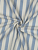 cobalt triple stripes - tetra / double gauze
