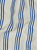 cobalt triple stripes - tetra / double gauze