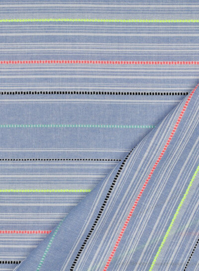 neon stripes - soft, flowing cotton