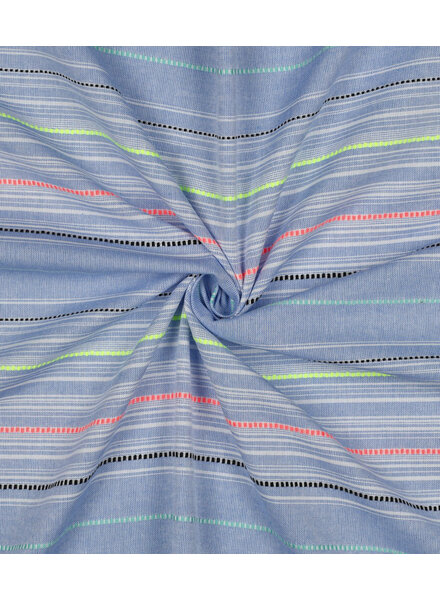 neon stripes - soft, flowing cotton