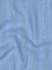 blue with lurex stripes - cotton voile