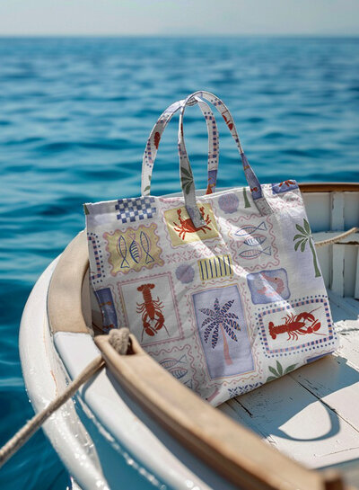 summer patchwork - canvas