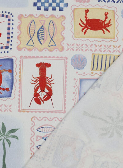 summer patchwork - canvas