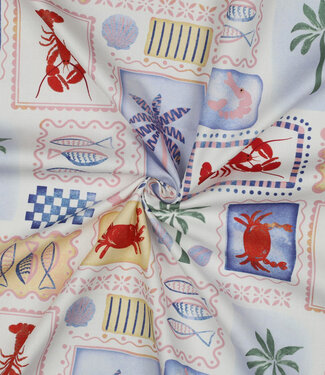 summer patchwork - canvas