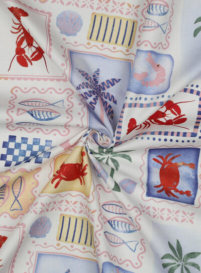 summer patchwork - canvas