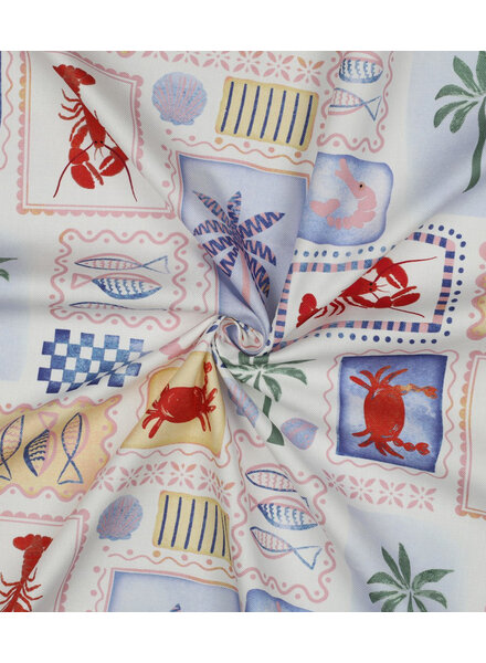 summer patchwork - canvas