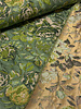 liricio met lurex groen - geweven jacquard