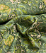 liricio met lurex groen - geweven jacquard