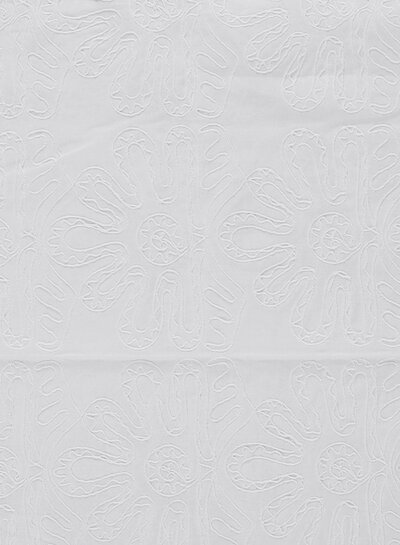wit - ton sur ton - embroidery katoen