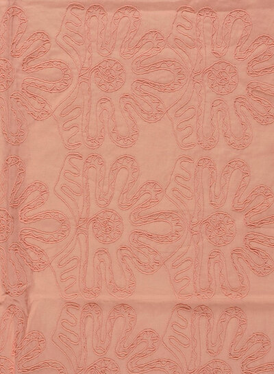 light coral - tone on tone - embroidery cotton