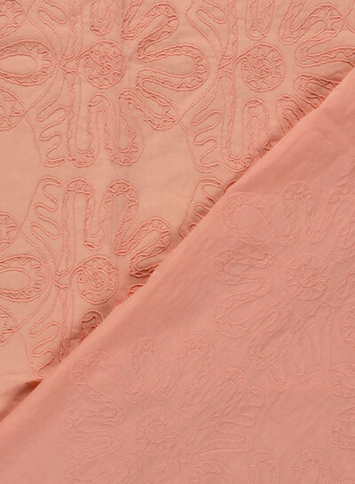 light coral - tone on tone - embroidery cotton