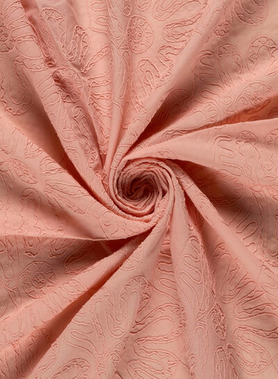 light coral - tone on tone - embroidery cotton