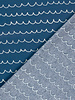 blauw waves - katoen