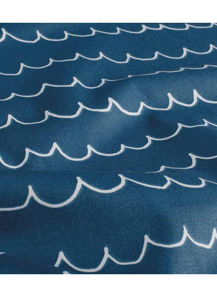 blauw waves - katoen