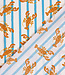 be trendy blauwe strepen met kreeft - katoen