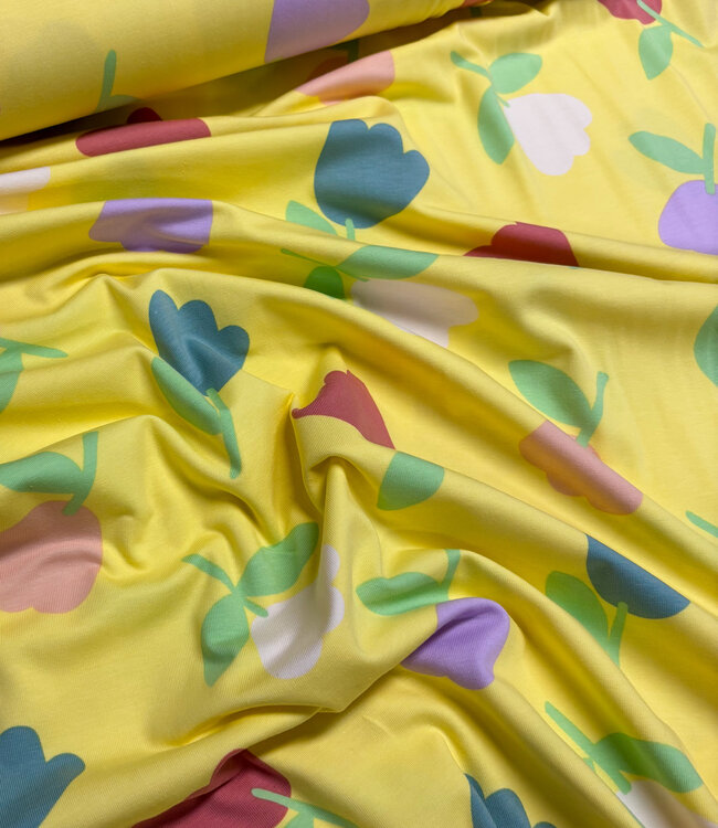 geel tulpen - tricot