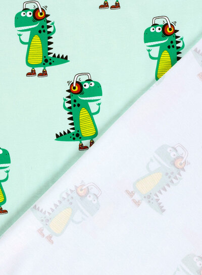 grappige dino's - tricot