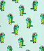 grappige dino's - tricot
