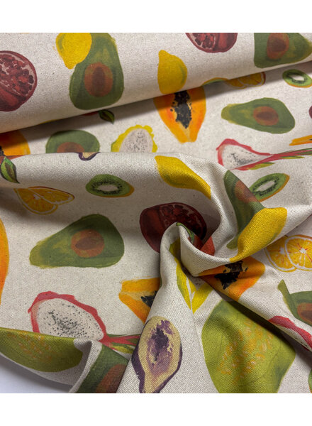 fruit - canvas linnen look