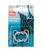 Prym Bikini- en ceintuursluiting lusvorm 25 mm zilverkleurig
