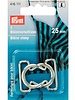 Prym Bikini and belt closure loop shape 25 mm silver colored