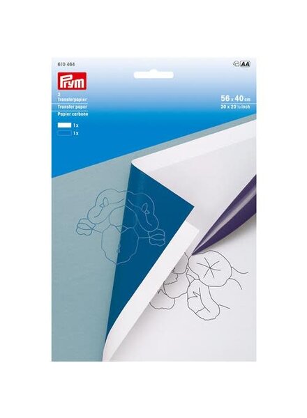 Prym Transferpapier wit/blauw