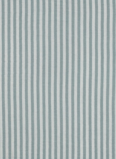 mint blue stripes - tetra double gauze