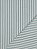 mint blue stripes - tetra double gauze