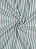 mint blue stripes - tetra double gauze