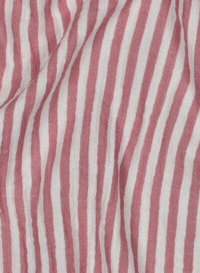 pink stripes - tetra double gauze