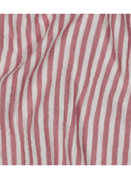 pink stripes - tetra double gauze
