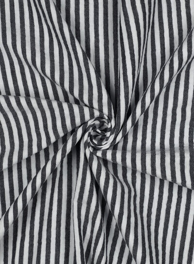 navy stripes - tetra double gauze