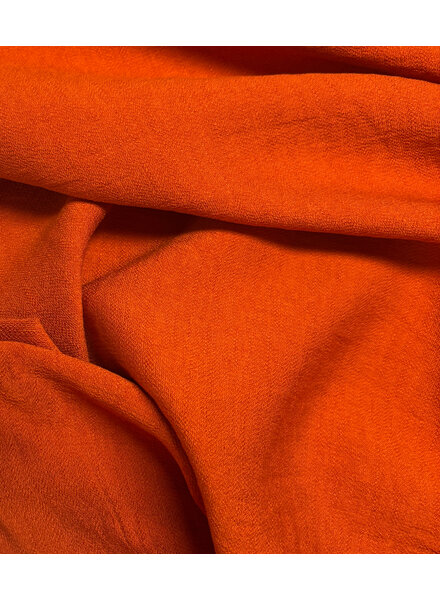 A la Ville rust - beautifully woven linen-look rayon