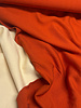 A la Ville rust - beautifully woven linen-look rayon