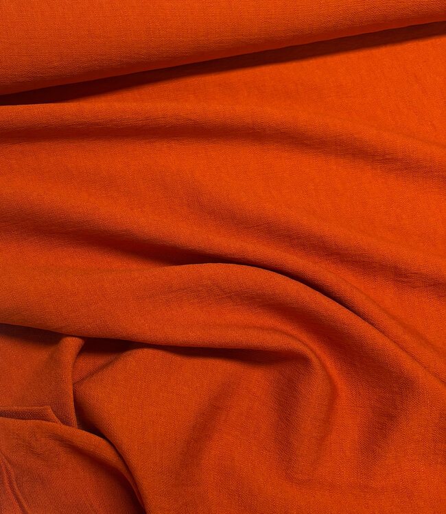 A la Ville roest - prachtig geweven linnenlook rayon