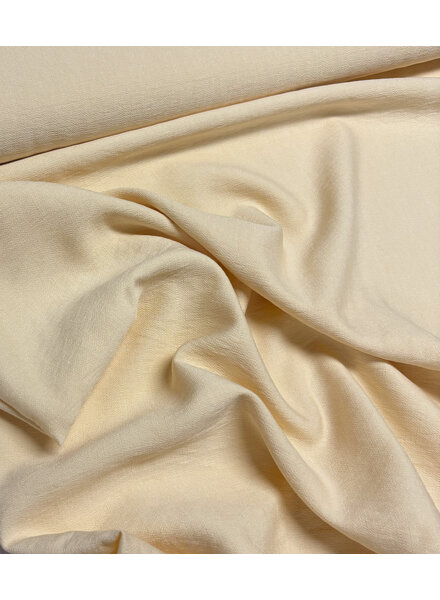 A la Ville vanilla - beautiful woven linen-look rayon