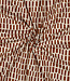 cognac streepjes - GOTS tricot