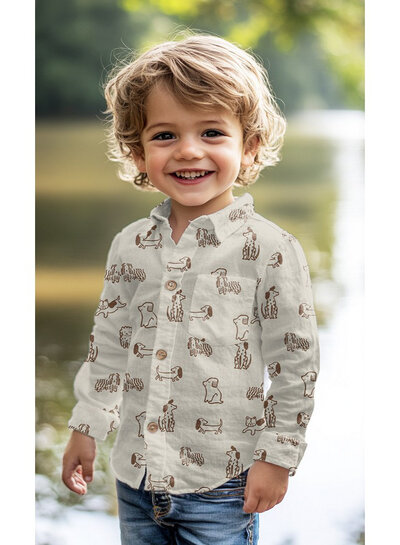 puppies - GOTS cotton