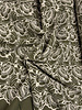 Madeline khaki - beautiful embroidery option scalloped edge