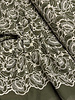 Madeline khaki - prachtige broderie optie geschulpte rand