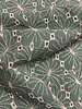 mint embroidery flowers - tetra / double gauze